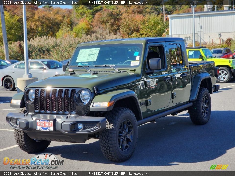 2023 Jeep Gladiator Willys 4x4 Sarge Green / Black Photo #1