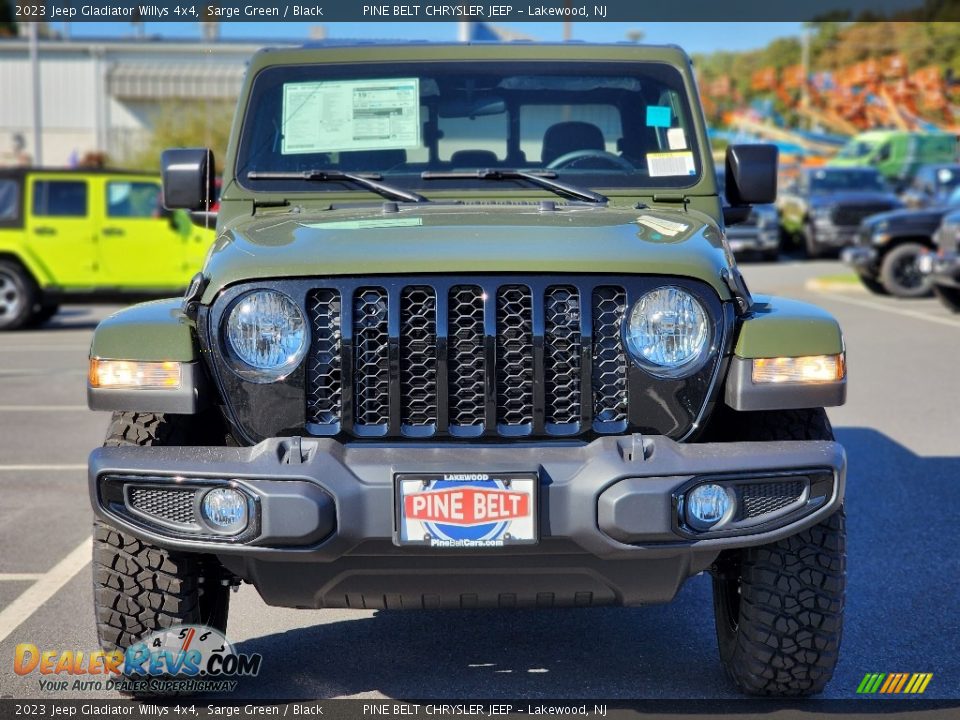 2023 Jeep Gladiator Willys 4x4 Sarge Green / Black Photo #2