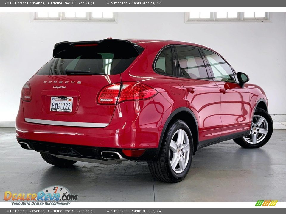 Carmine Red 2013 Porsche Cayenne  Photo #12