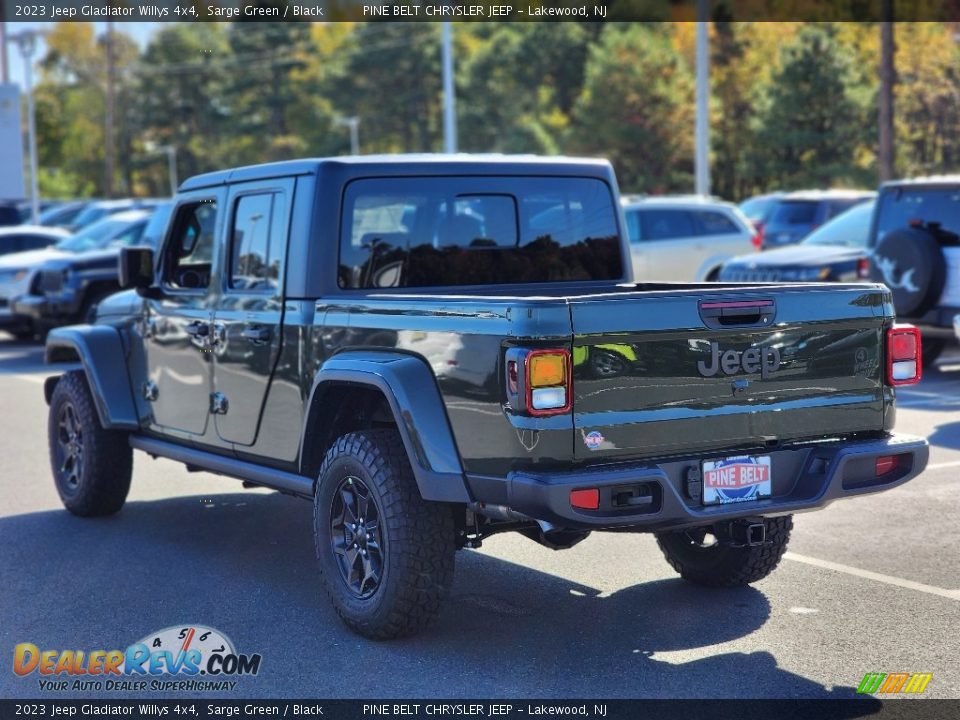 2023 Jeep Gladiator Willys 4x4 Sarge Green / Black Photo #4