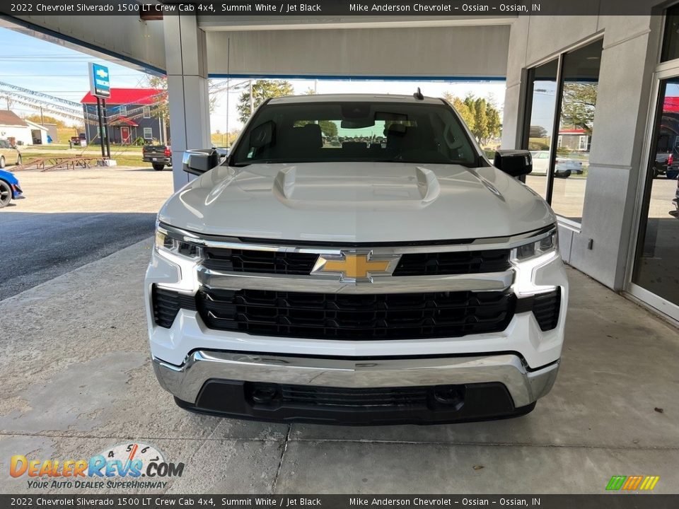 2022 Chevrolet Silverado 1500 LT Crew Cab 4x4 Summit White / Jet Black Photo #3