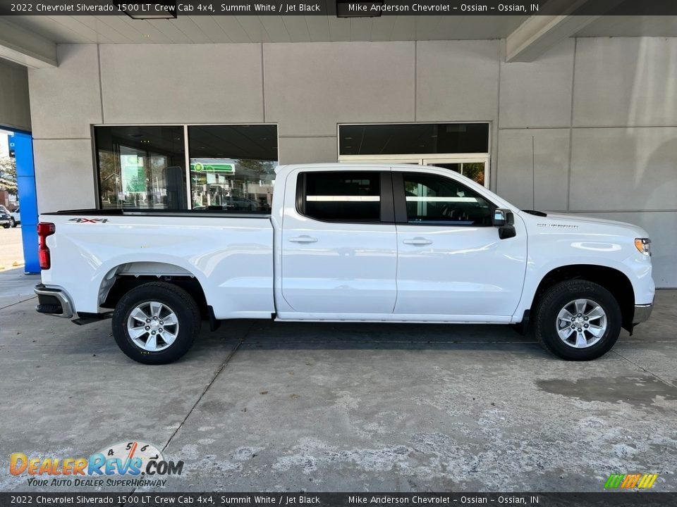 2022 Chevrolet Silverado 1500 LT Crew Cab 4x4 Summit White / Jet Black Photo #6