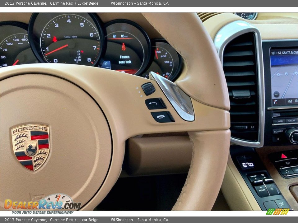 2013 Porsche Cayenne  Steering Wheel Photo #21