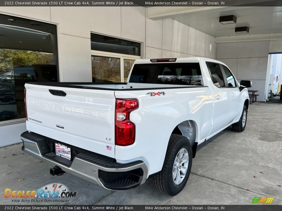 2022 Chevrolet Silverado 1500 LT Crew Cab 4x4 Summit White / Jet Black Photo #7