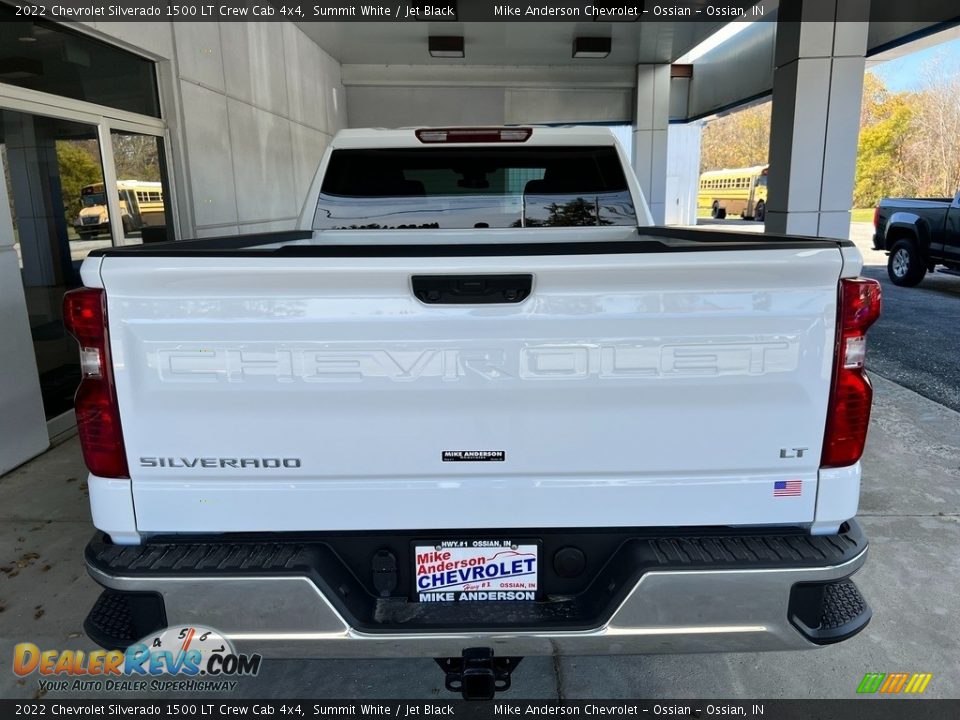 2022 Chevrolet Silverado 1500 LT Crew Cab 4x4 Summit White / Jet Black Photo #8