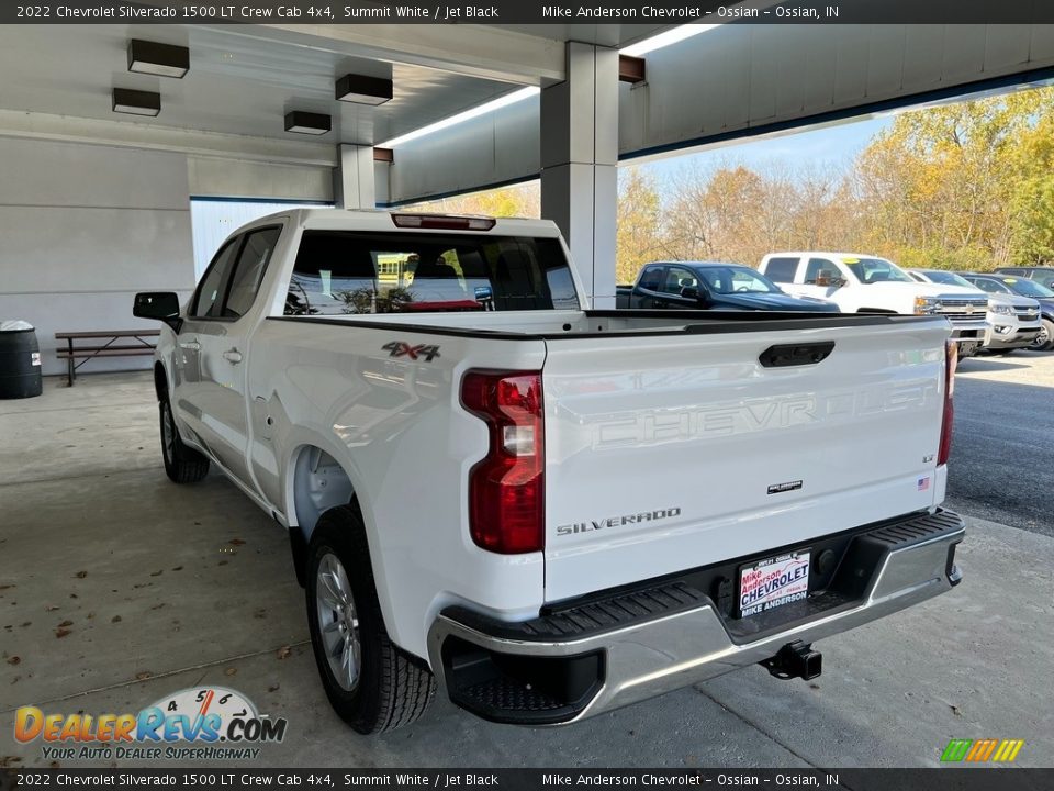 2022 Chevrolet Silverado 1500 LT Crew Cab 4x4 Summit White / Jet Black Photo #10