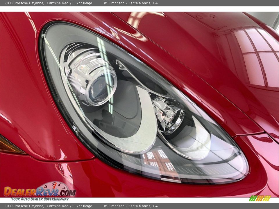 2013 Porsche Cayenne Carmine Red / Luxor Beige Photo #27