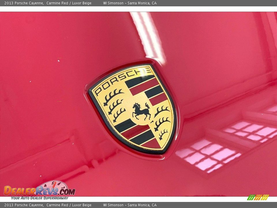 2013 Porsche Cayenne Carmine Red / Luxor Beige Photo #29
