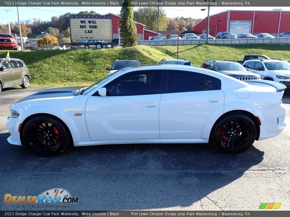 2021 Dodge Charger Scat Pack Widebody White Knuckle / Black Photo #2