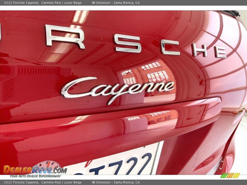 2013 Porsche Cayenne Carmine Red / Luxor Beige Photo #30