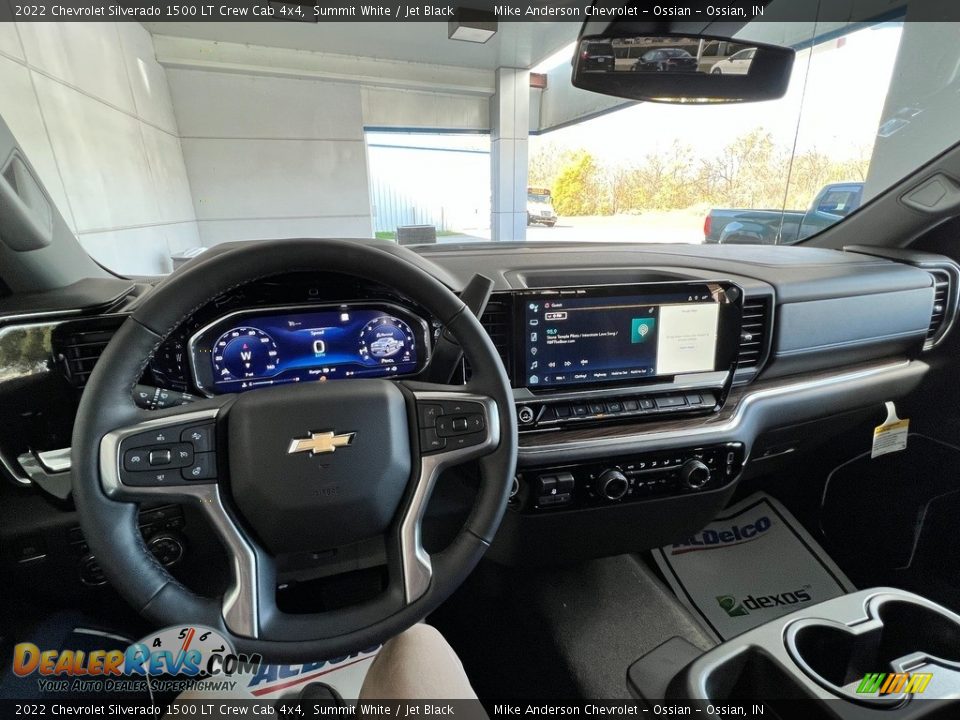 2022 Chevrolet Silverado 1500 LT Crew Cab 4x4 Summit White / Jet Black Photo #18