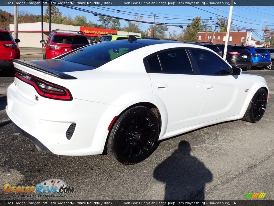 2021 Dodge Charger Scat Pack Widebody White Knuckle / Black Photo #6