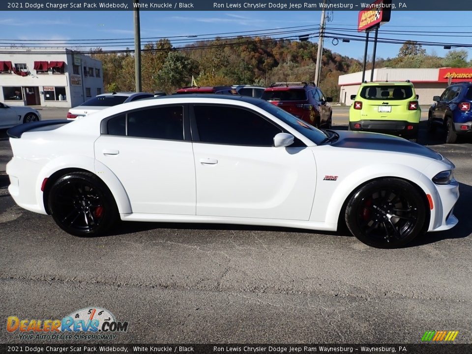 2021 Dodge Charger Scat Pack Widebody White Knuckle / Black Photo #7