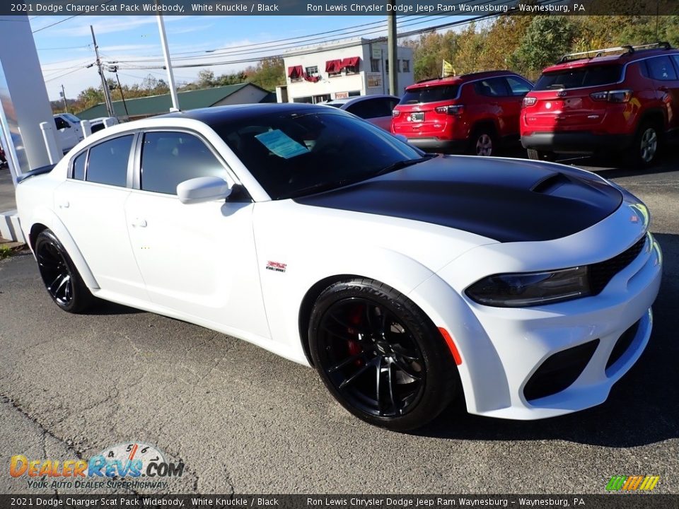 2021 Dodge Charger Scat Pack Widebody White Knuckle / Black Photo #8