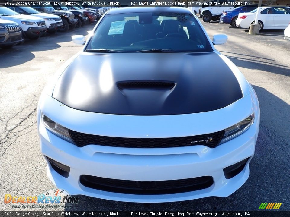 2021 Dodge Charger Scat Pack Widebody White Knuckle / Black Photo #9