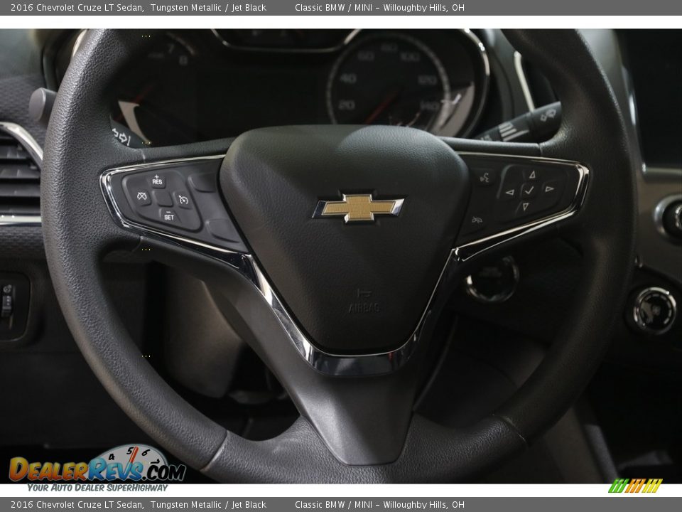 2016 Chevrolet Cruze LT Sedan Tungsten Metallic / Jet Black Photo #7