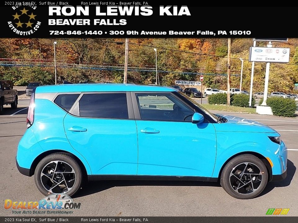 2023 Kia Soul EX Surf Blue / Black Photo #1