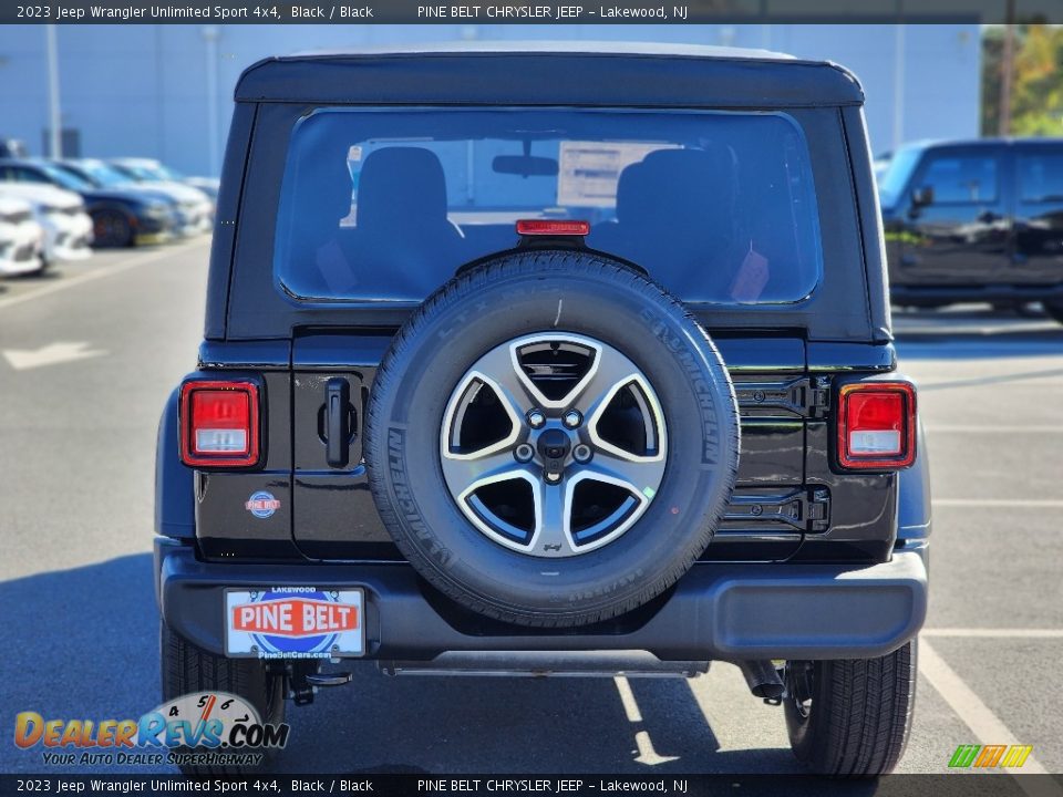 2023 Jeep Wrangler Unlimited Sport 4x4 Black / Black Photo #5