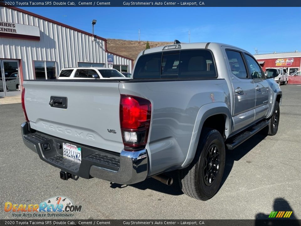 2020 Toyota Tacoma SR5 Double Cab Cement / Cement Photo #7
