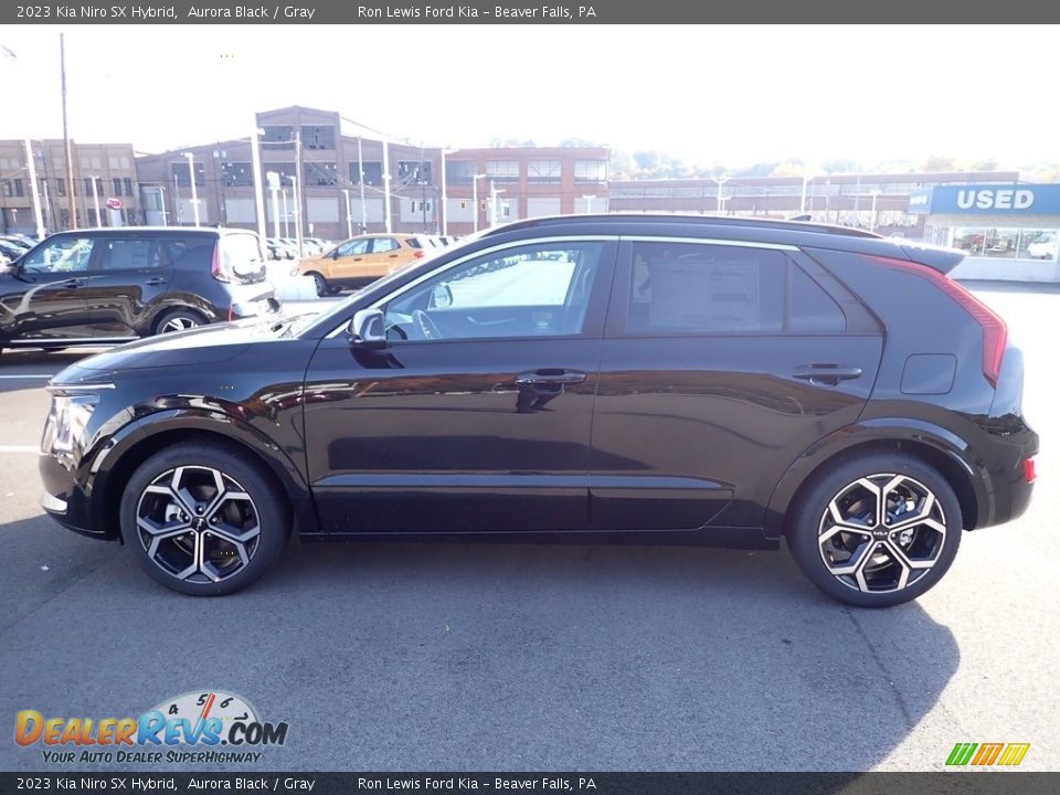 2023 Kia Niro SX Hybrid Aurora Black / Gray Photo #5