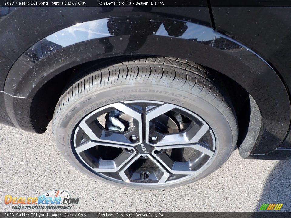 2023 Kia Niro SX Hybrid Aurora Black / Gray Photo #9