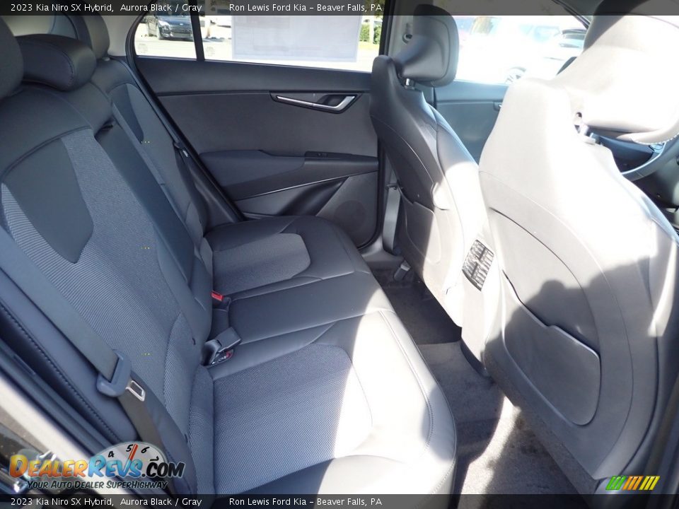 2023 Kia Niro SX Hybrid Aurora Black / Gray Photo #10