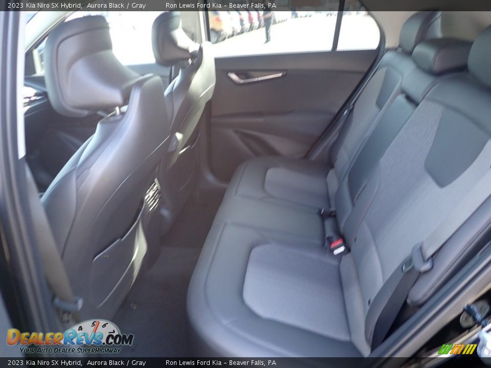2023 Kia Niro SX Hybrid Aurora Black / Gray Photo #12