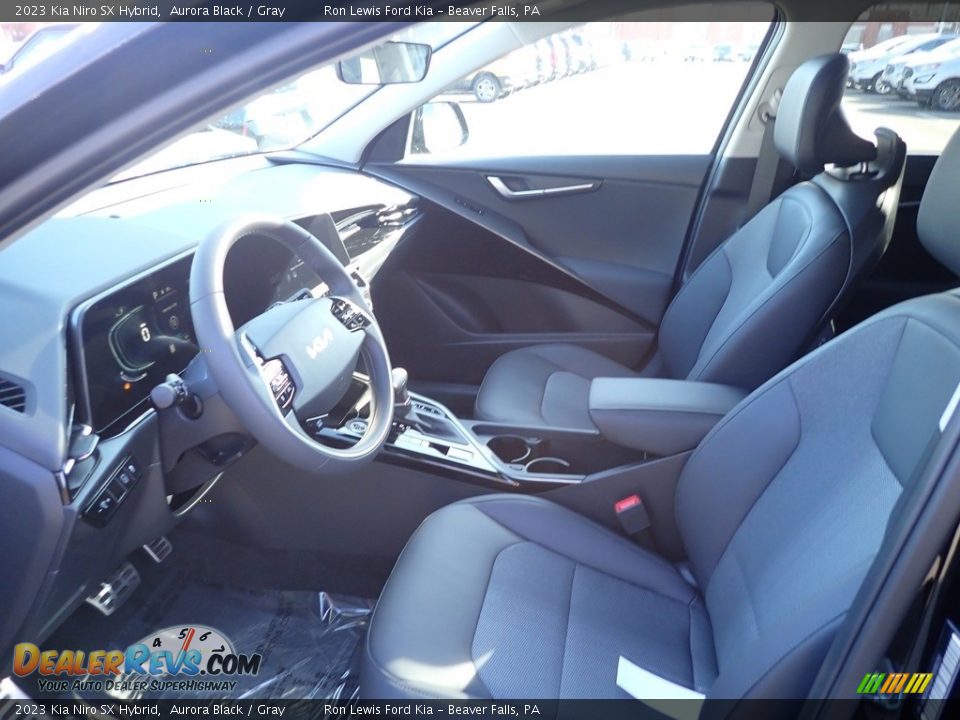2023 Kia Niro SX Hybrid Aurora Black / Gray Photo #14