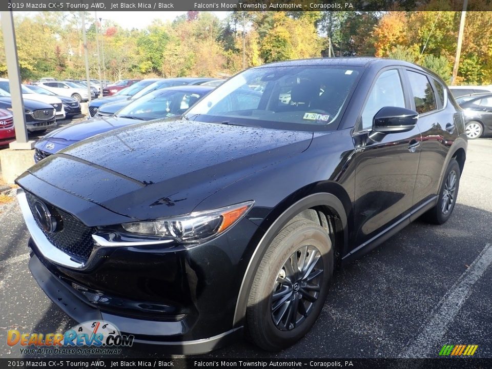 2019 Mazda CX-5 Touring AWD Jet Black Mica / Black Photo #1