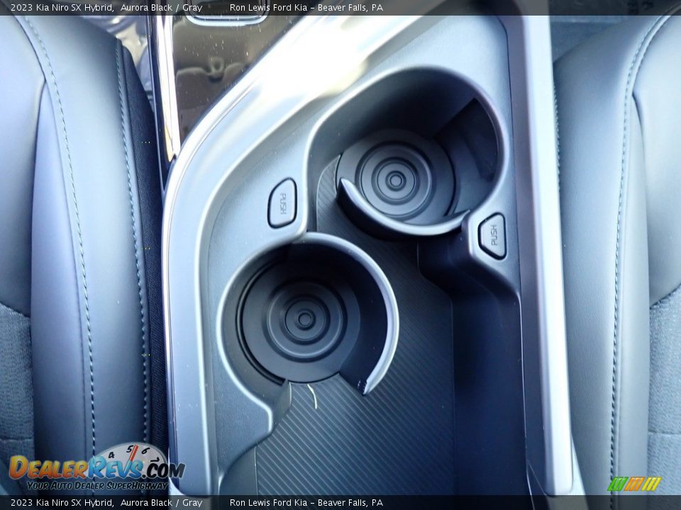 2023 Kia Niro SX Hybrid Aurora Black / Gray Photo #19