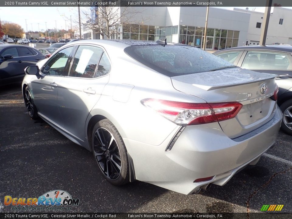2020 Toyota Camry XSE Celestial Silver Metallic / Cockpit Red Photo #2