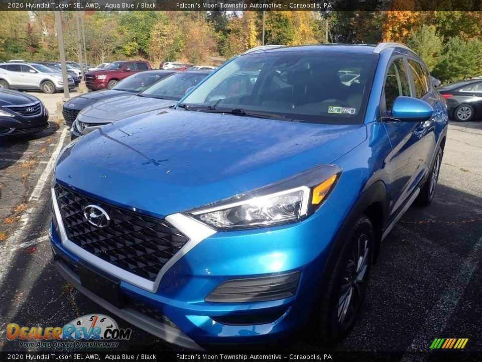 2020 Hyundai Tucson SEL AWD Aqua Blue / Black Photo #1