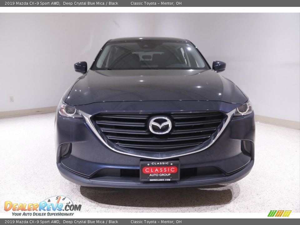 2019 Mazda CX-9 Sport AWD Deep Crystal Blue Mica / Black Photo #2