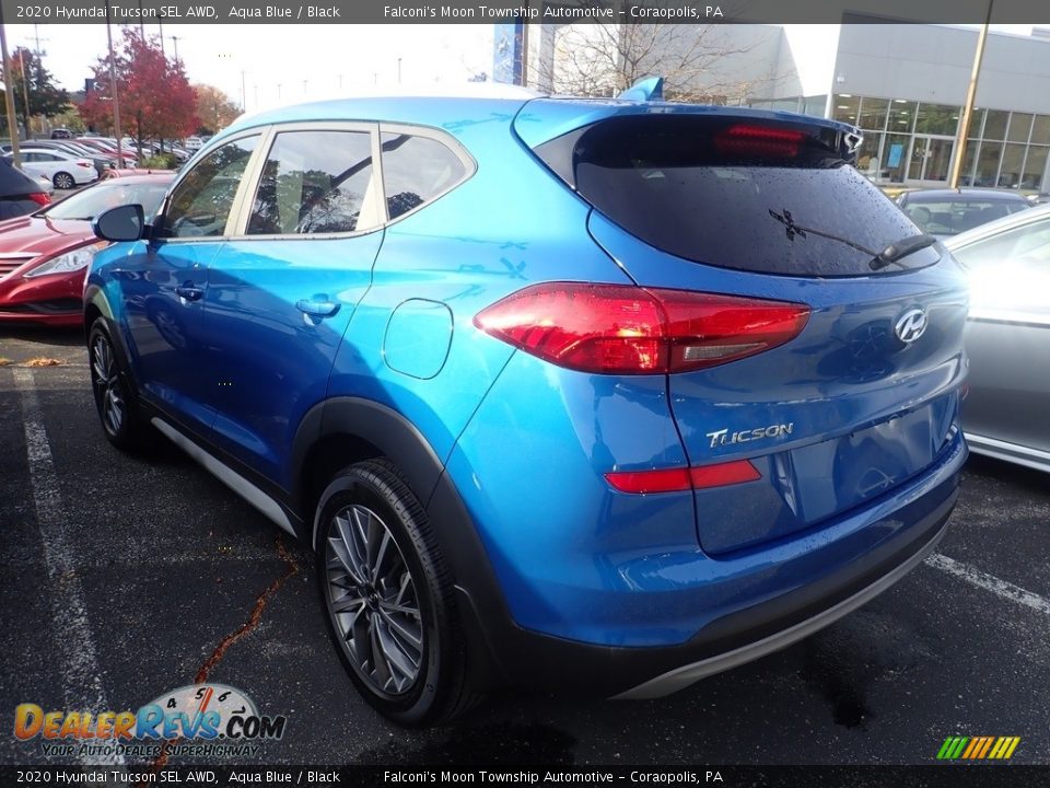 2020 Hyundai Tucson SEL AWD Aqua Blue / Black Photo #2