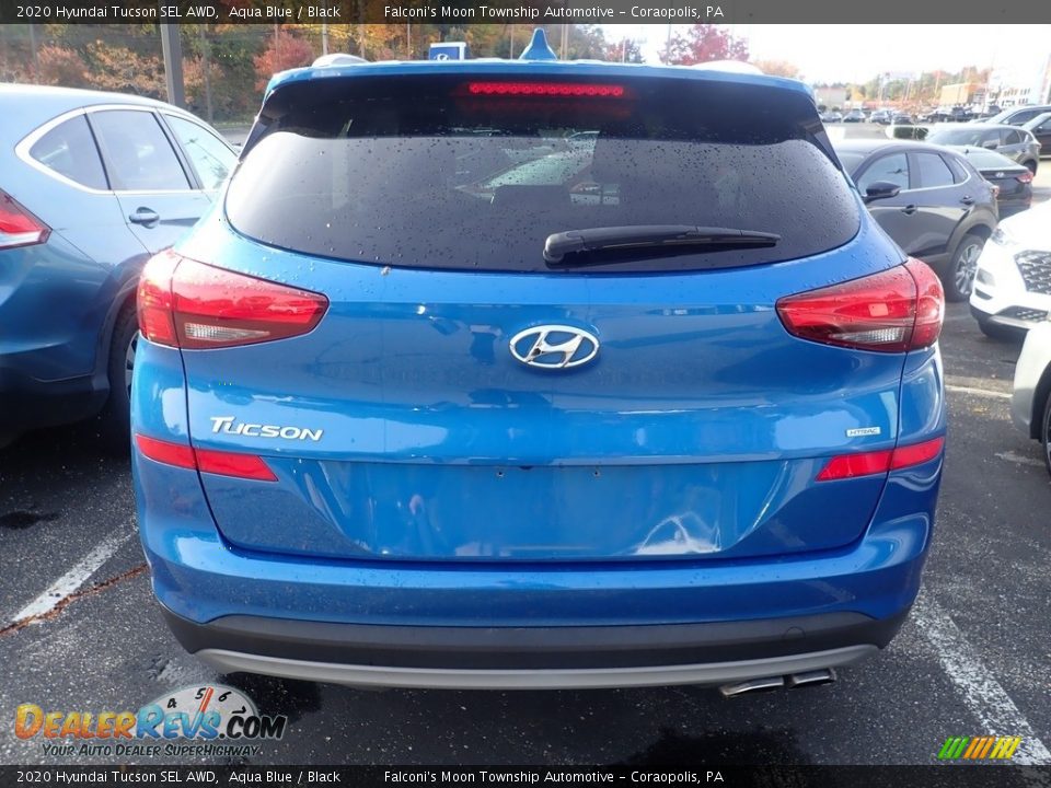 2020 Hyundai Tucson SEL AWD Aqua Blue / Black Photo #3