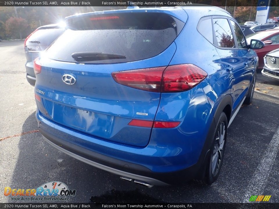 2020 Hyundai Tucson SEL AWD Aqua Blue / Black Photo #4