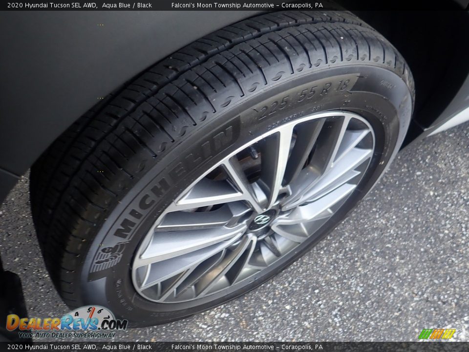 2020 Hyundai Tucson SEL AWD Aqua Blue / Black Photo #5