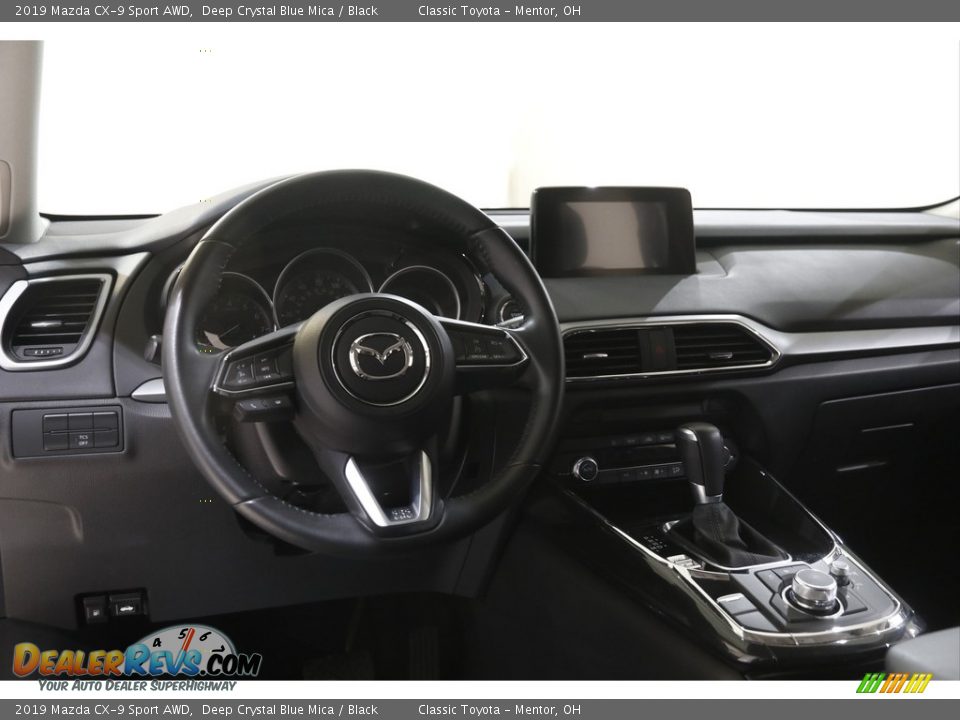 2019 Mazda CX-9 Sport AWD Deep Crystal Blue Mica / Black Photo #6