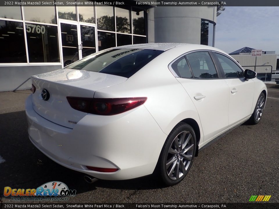 2022 Mazda Mazda3 Select Sedan Snowflake White Pearl Mica / Black Photo #2