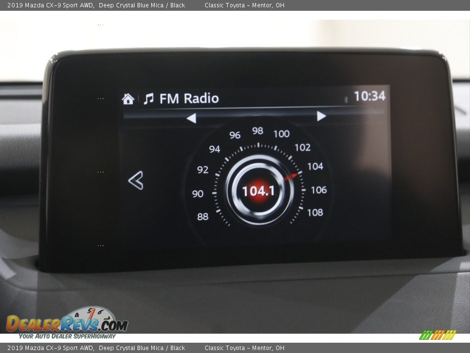 2019 Mazda CX-9 Sport AWD Deep Crystal Blue Mica / Black Photo #11