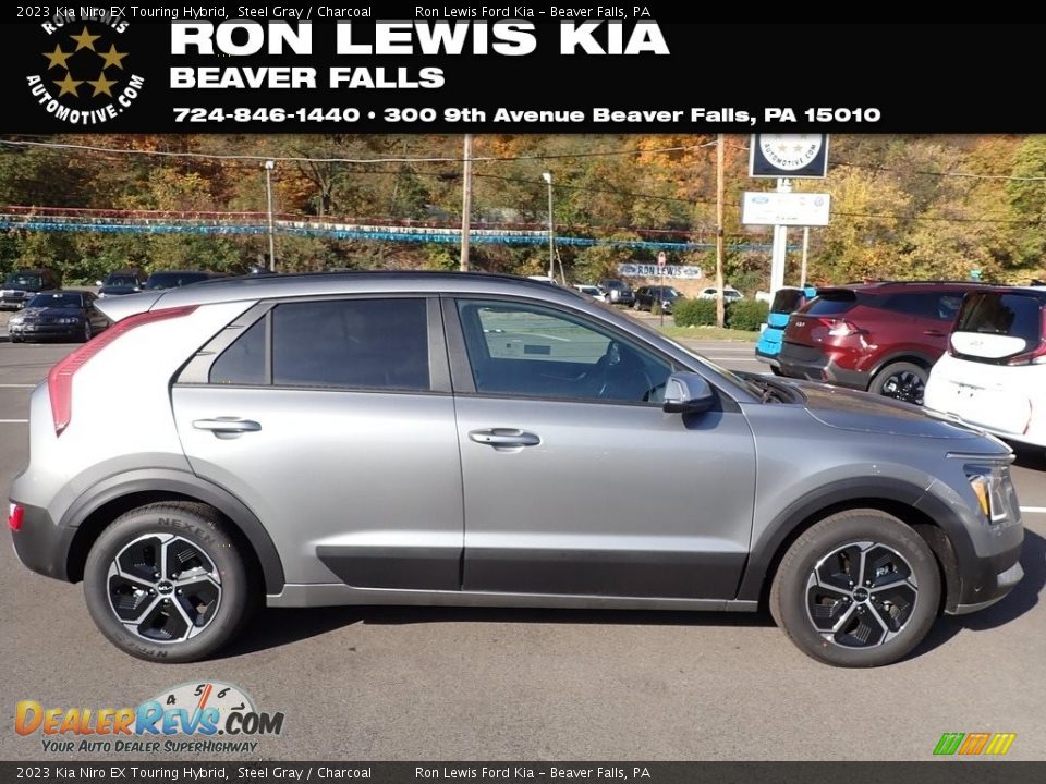 2023 Kia Niro EX Touring Hybrid Steel Gray / Charcoal Photo #1
