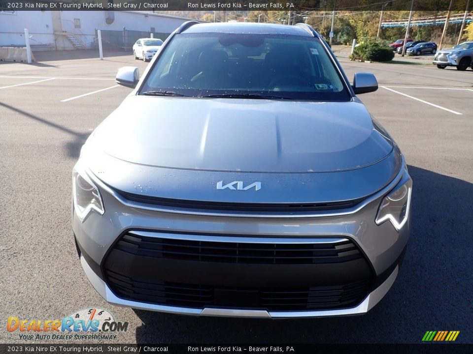 2023 Kia Niro EX Touring Hybrid Steel Gray / Charcoal Photo #3