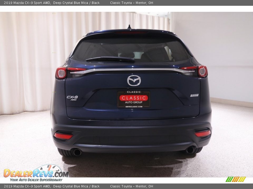 2019 Mazda CX-9 Sport AWD Deep Crystal Blue Mica / Black Photo #19