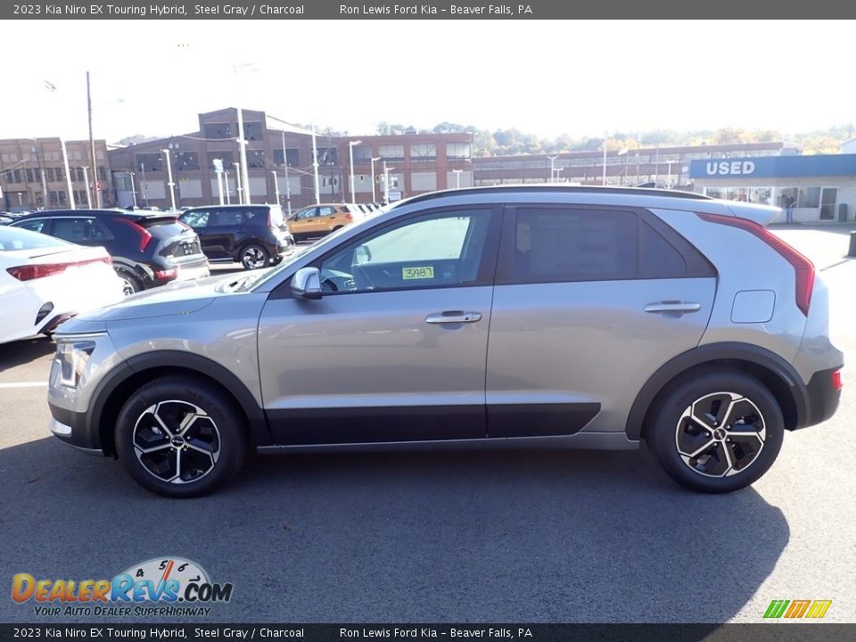 2023 Kia Niro EX Touring Hybrid Steel Gray / Charcoal Photo #5