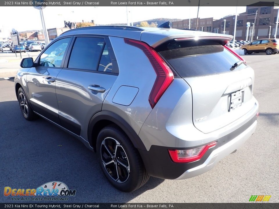 2023 Kia Niro EX Touring Hybrid Steel Gray / Charcoal Photo #6