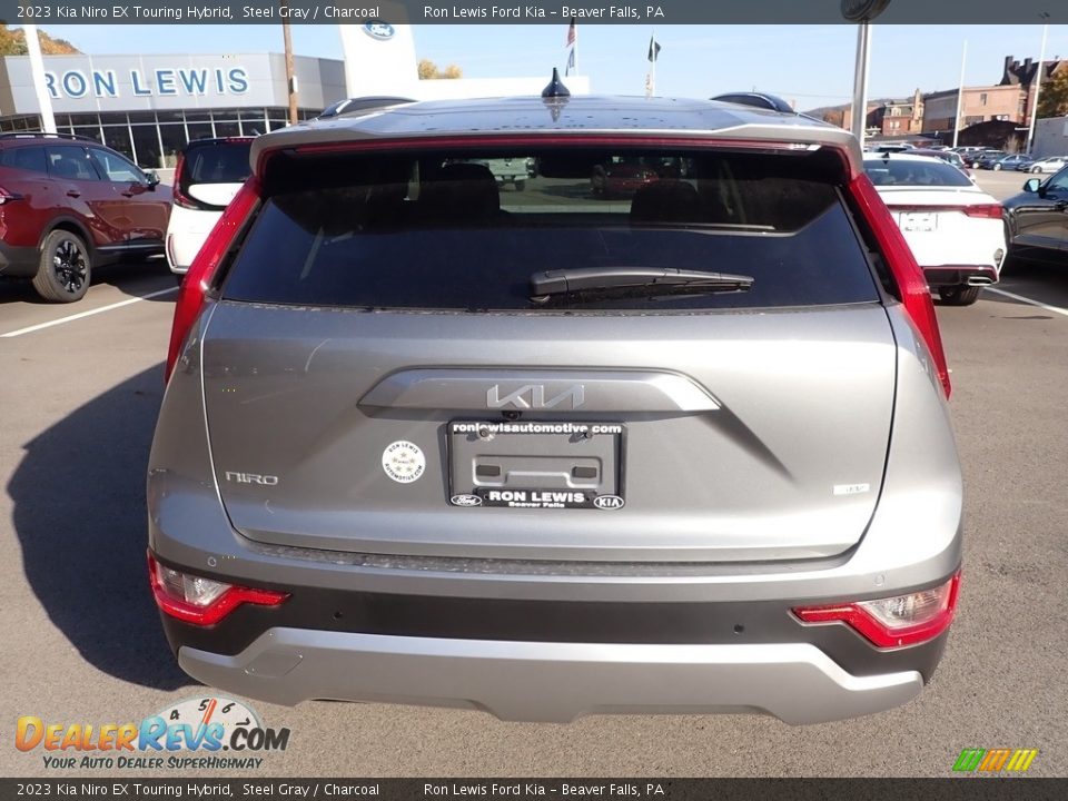 2023 Kia Niro EX Touring Hybrid Steel Gray / Charcoal Photo #7