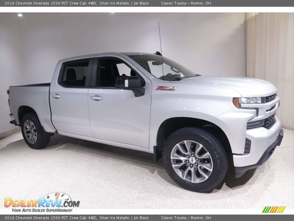 2019 Chevrolet Silverado 1500 RST Crew Cab 4WD Silver Ice Metallic / Jet Black Photo #1