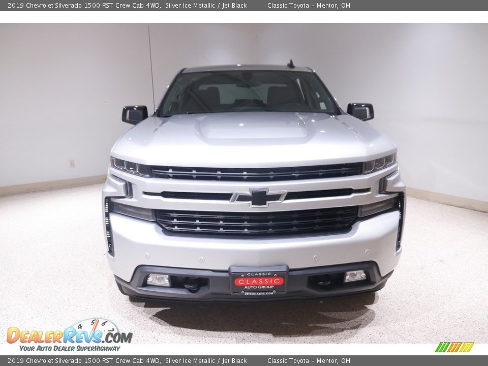 2019 Chevrolet Silverado 1500 RST Crew Cab 4WD Silver Ice Metallic / Jet Black Photo #2