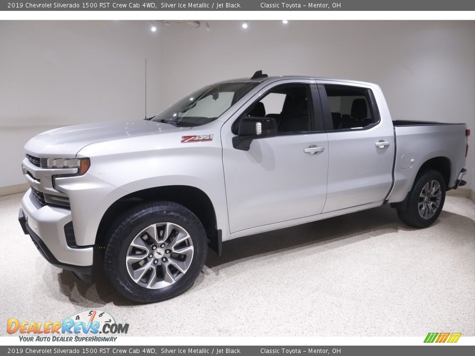 2019 Chevrolet Silverado 1500 RST Crew Cab 4WD Silver Ice Metallic / Jet Black Photo #3
