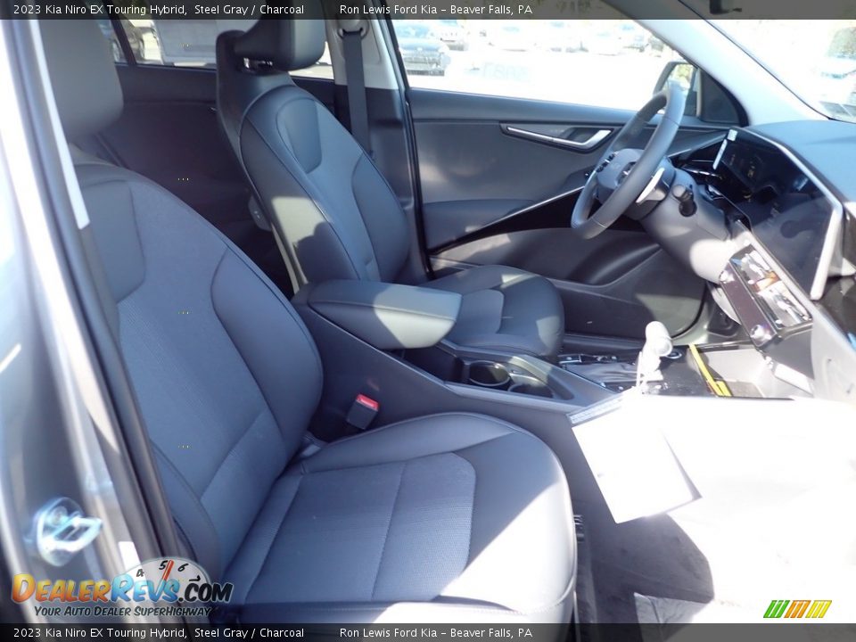 2023 Kia Niro EX Touring Hybrid Steel Gray / Charcoal Photo #11